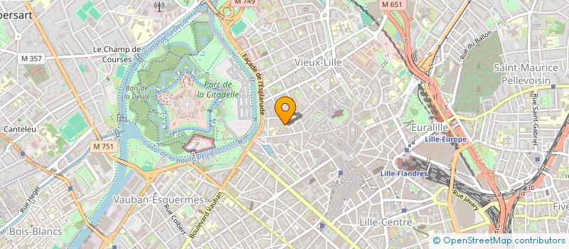 localisation de l'entreprise MADAME AIDEEN CROWLEY à LILLE