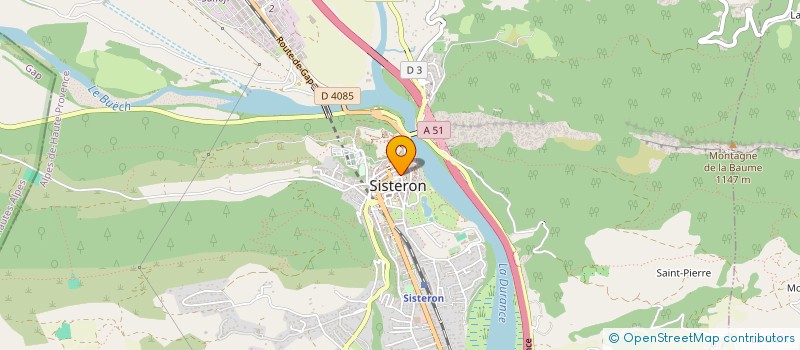 localisation de l'entreprise MADAME AIDEN LAGARDE  SISTERON