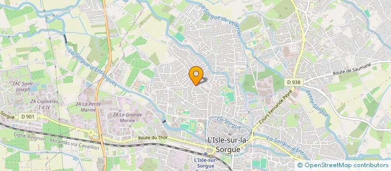 localisation de l'entreprise MADAME AIHUA XU à L'ISLE-SUR-LA-SORGUE