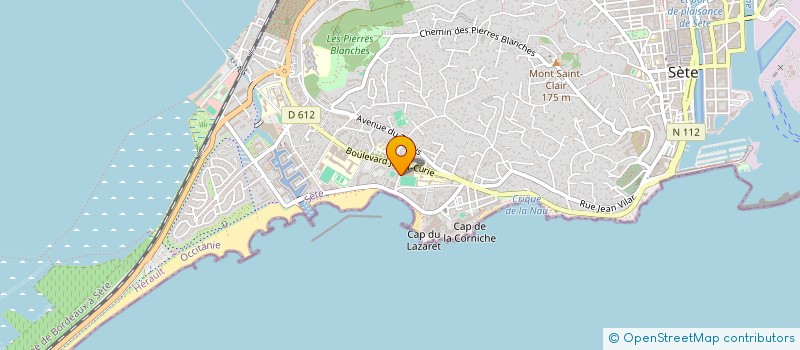 localisation de l'entreprise MADAME AIKATERINI SICHANI à SETE