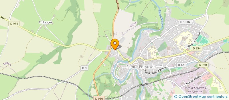 localisation de l'entreprise MADAME AIKATERINI SKANAVI  SEMUR-EN-AUXOIS