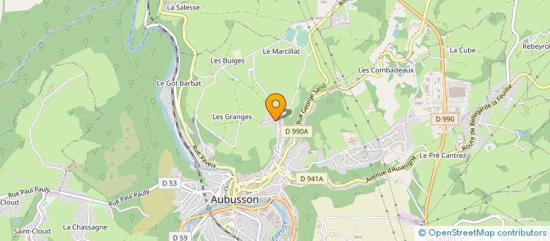 localisation de l'entreprise MADAME AIKO KONOMI à AUBUSSON