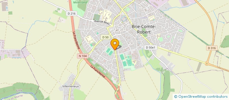 localisation de l'entreprise MADAME AILANA DE MORAIS ROSI  BRIE-COMTE-ROBERT