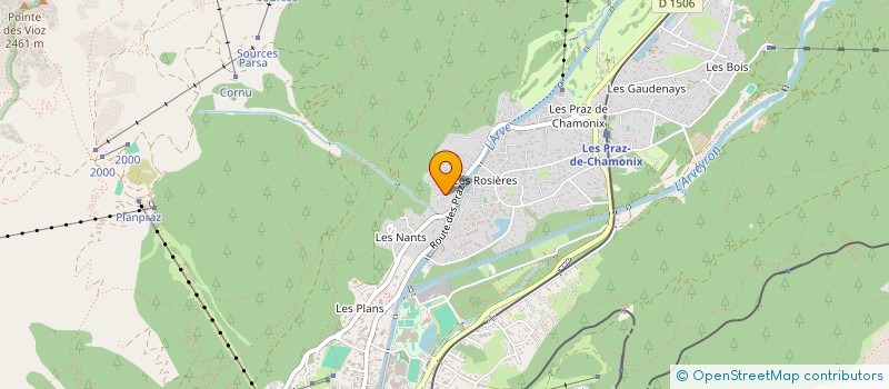 localisation de l'entreprise MADAME AILEN OBANDO  CHAMONIX-MONT-BLANC