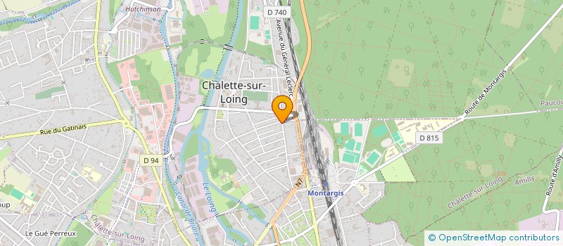 localisation de l'entreprise MADAME AILI LIN  CHALETTE-SUR-LOING