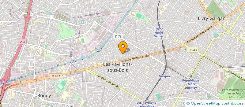 localisation de l'entreprise MADAME AILINE SOTO  LES PAVILLONS-SOUS-BOIS