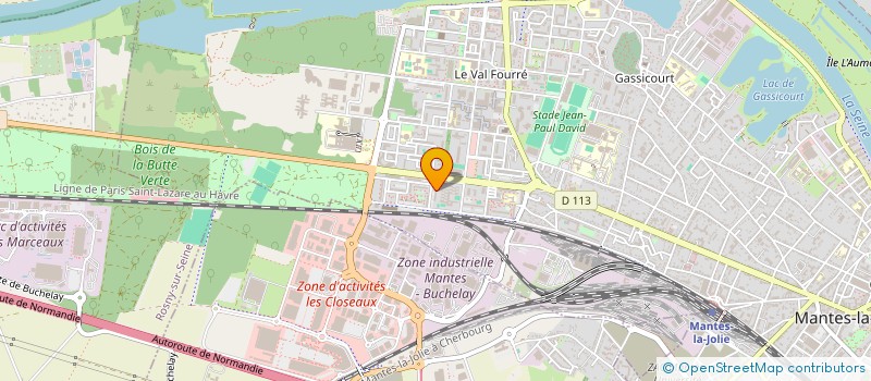 localisation de l'entreprise MADAME AIMABLE MANANGOU  MANTES-LA-JOLIE