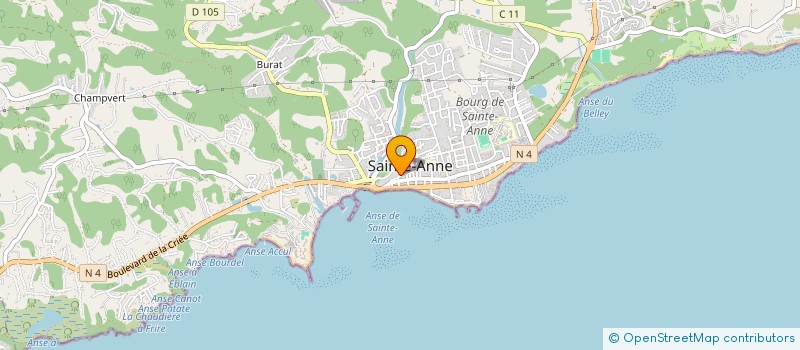 localisation de l'entreprise MADAME AIMEE APATOUT à SAINTE-ANNE