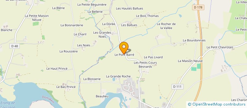 localisation de l'entreprise MADAME AIMEE BAROT à MOUTIERS