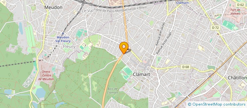 localisation de l'entreprise MADAME AIMEE CHAU à CLAMART