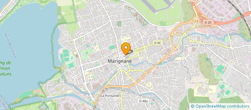 localisation de l'entreprise MADAME AIMEE CORBOLA  MARIGNANE