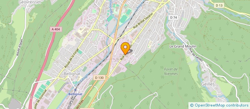 localisation de l'entreprise MADAME AIMEE DAMOUR à OYONNAX