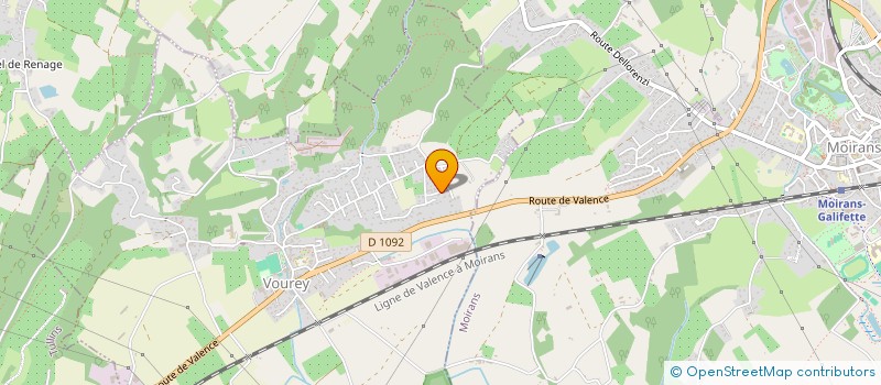 localisation de l'entreprise MADAME AIMEE GERVASON  SAINT-QUENTIN-SUR-ISERE