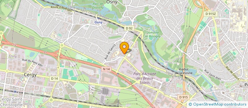 localisation de l'entreprise MADAME AIMEE GOODMAN  OSNY