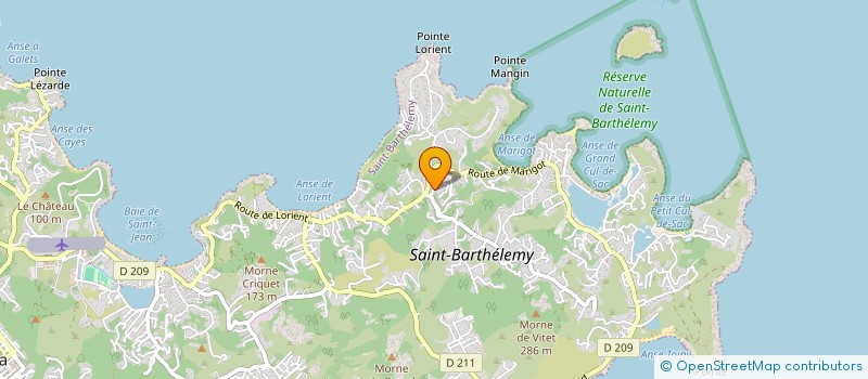 localisation de l'entreprise MADAME AIMEE GREAUX à SAINT BARTHELEMY