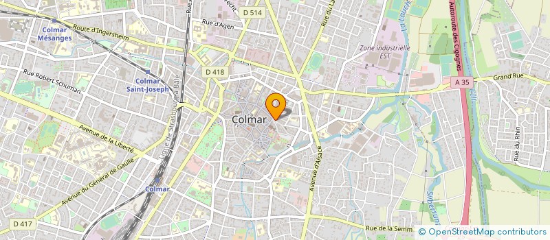 localisation de l'entreprise MADAME AIMEE ILLOUZ  COLMAR