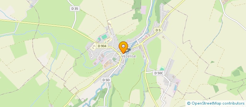 localisation de l'entreprise MADAME AIMEE JARDIN  VEZELISE