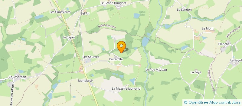 localisation de l'entreprise MADAME AIMEE JULLIEN à BOUSSAC-BOURG