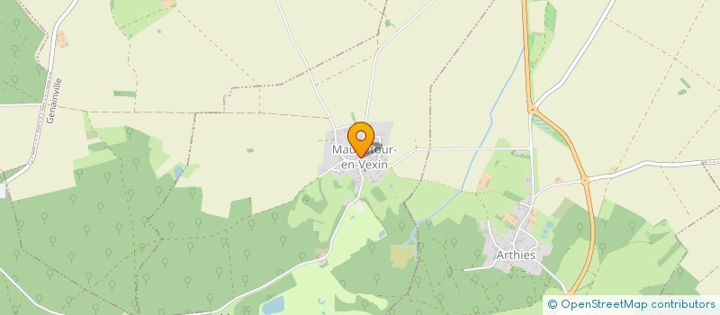 localisation de l'entreprise MADAME AIMEE LEOPOLDINE DAYAN  MAUDETOUR-EN-VEXIN