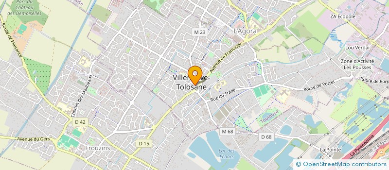 localisation de l'entreprise MADAME AIMEE METZ  VILLENEUVE-TOLOSANE