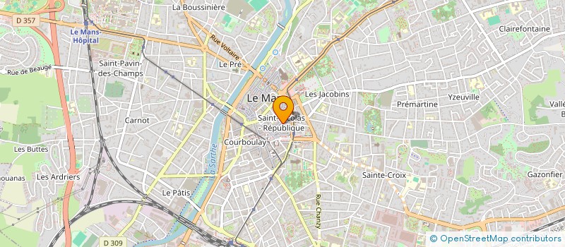 localisation de l'entreprise MADAME AIMEE MONNIER  LE MANS