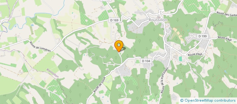 localisation de l'entreprise MADAME AIMEE MUNROE  ROUSSILLON