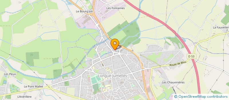 localisation de l'entreprise MADAME AIMEE ORY  LONGUE-JUMELLES