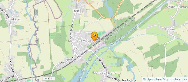 localisation de l'entreprise MADAME AIMEE RAVASSARD  MONTREUX-VIEUX