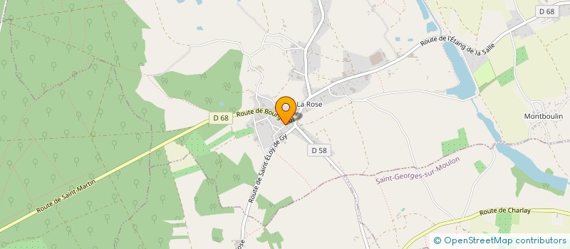 localisation de l'entreprise MADAME AIMEE RENAIRE  QUELAINES-SAINT-GAULT