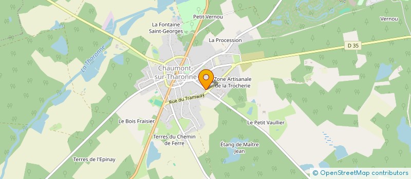 localisation de l'entreprise MADAME AIMEE ROUCOULE à CHAUMONT-SUR-THARONNE
