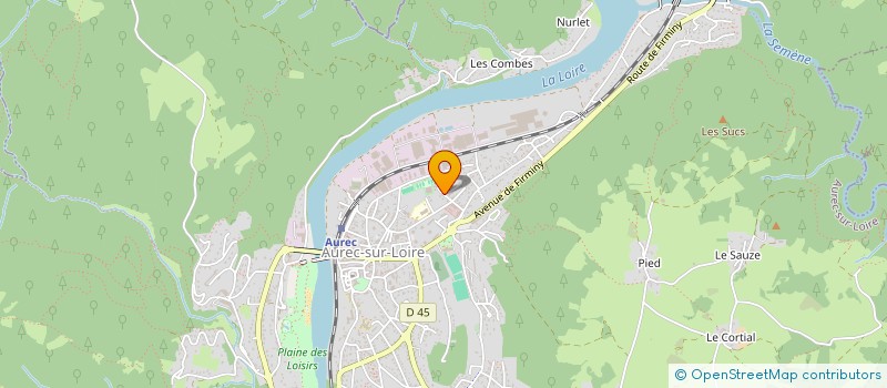 localisation de l'entreprise MADAME AIMEE SERRE à AUREC-SUR-LOIRE