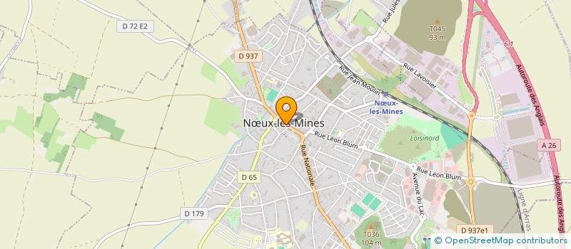 localisation de l'entreprise MADAME AIMEE SOUIN  NUX-LES-MINES