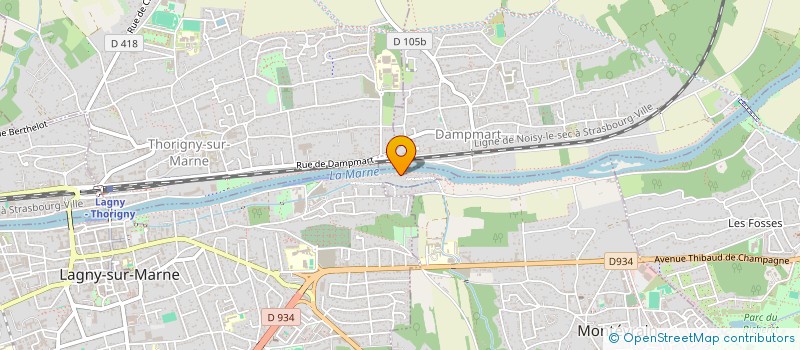 localisation de l'entreprise MADAME AIMEE WELS  LAGNY-SUR-MARNE