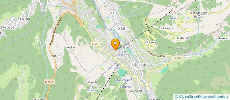 localisation de l'entreprise MADAME AIMEE WILLIAMS à MORZINE