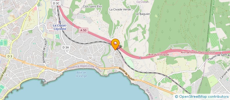 localisation de l'entreprise MADAME AIMELINE CAMPELLO  LA CADIERE-D'AZUR