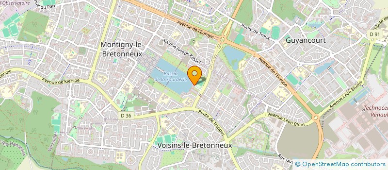 localisation de l'entreprise MADAME AIMIE BEYUKU à VOISINS-LE-BRETONNEUX