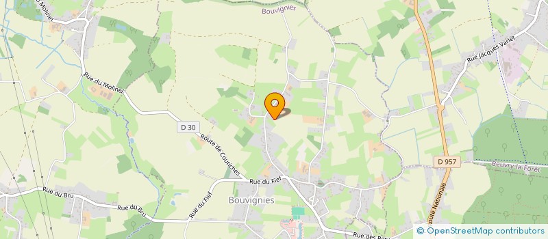 localisation de l'entreprise MADAME AIMIE BROUILLARD à BOUVIGNIES