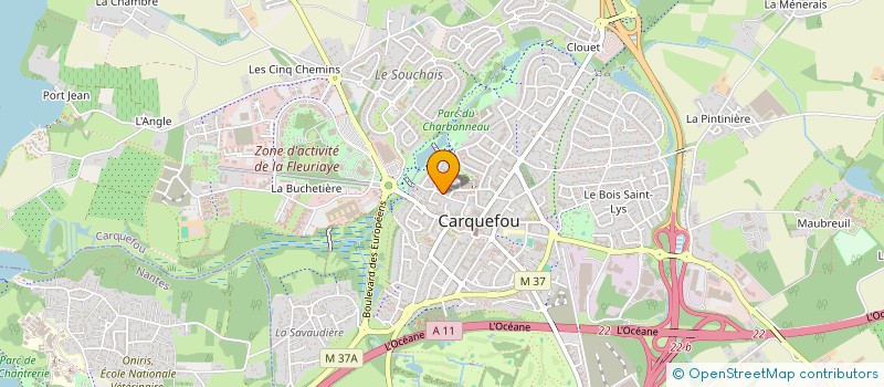 localisation de l'entreprise MADAME AIMIE PAILLUSSON à CARQUEFOU