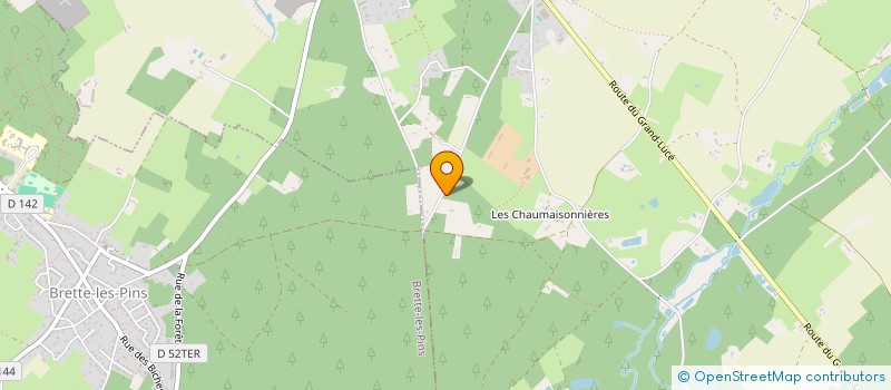 localisation de l'entreprise MADAME AIMIE PANIGOT  BRETTE LES PINS