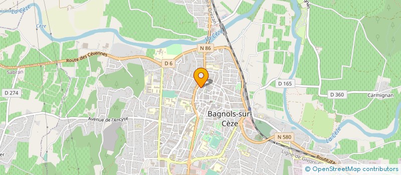 localisation de l'entreprise MADAME AIMIE PUGLISI à BAGNOLS-SUR-CEZE