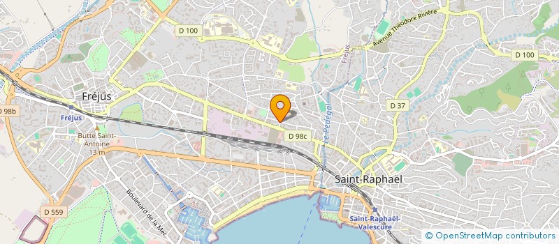 localisation de l'entreprise MADAME AIMY BRUNO à FREJUS