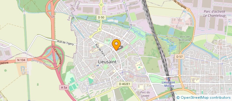 localisation de l'entreprise MADAME AIMY COCU  LIEUSAINT