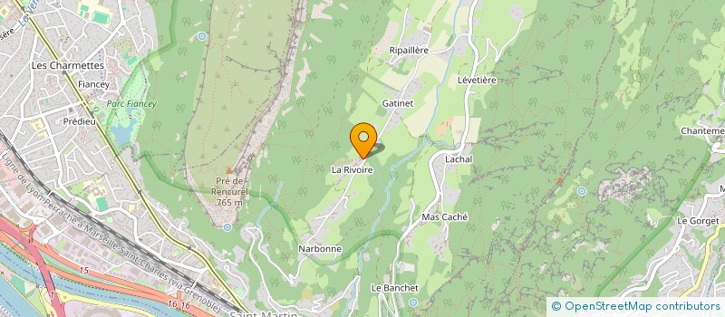 localisation de l'entreprise MADAME AINA RAKOTOARIMANANA  SAINT-MARTIN-LE-VINOUX