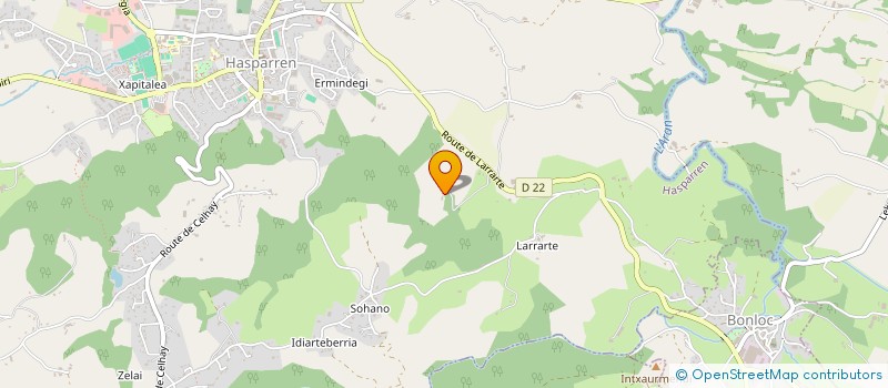 localisation de l'entreprise MADAME AINARA DUHALDE  HASPARREN