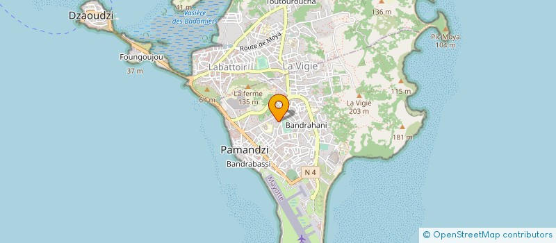 localisation de l'entreprise MADAME AINATI MOUSSA à PAMANDZI