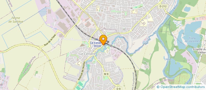 localisation de l'entreprise MADAME AINHOA JIMENEZ PEREZ  LE CENDRE