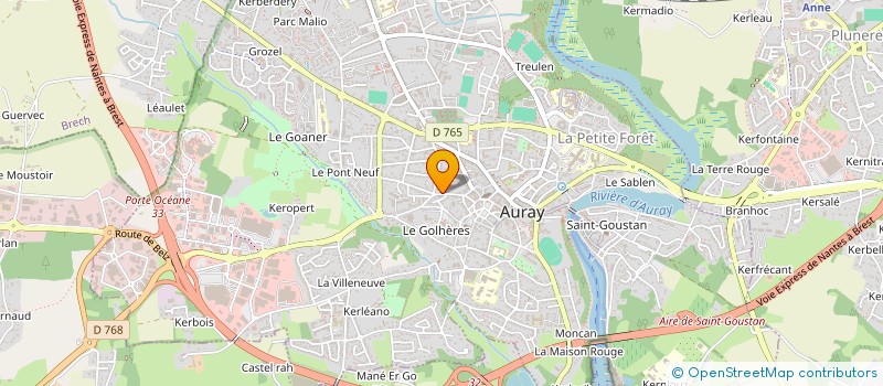 localisation de l'entreprise MADAME AINHOA LEMAZURIER à AURAY