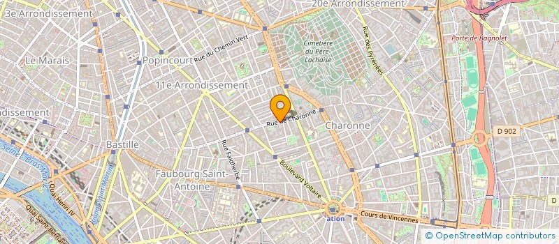 localisation de l'entreprise MADAME AINHOA ROUX  PARIS