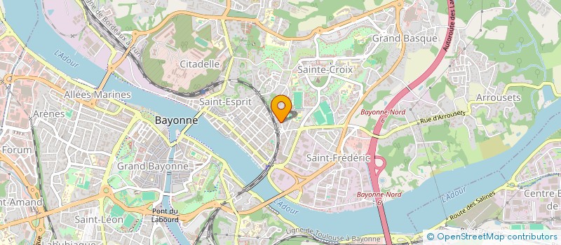 localisation de l'entreprise MADAME AINOA LABEYRIE  BAYONNE