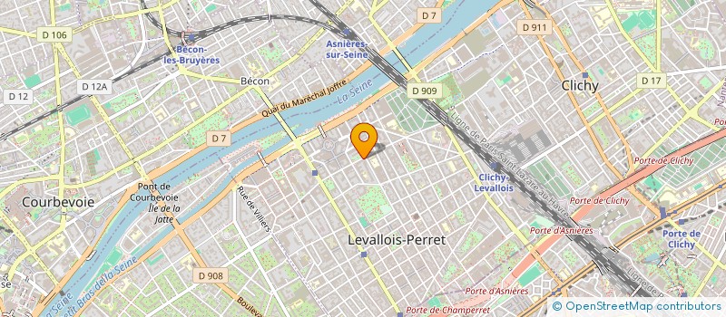 localisation de l'entreprise MADAME AINOA LEHONGRE à LEVALLOIS-PERRET